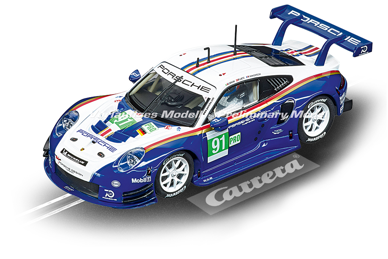 Carrera 27608 - Porsche 911 RSR #91 Rothmans - '15 Le Mans